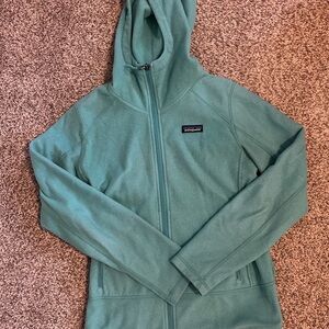 Patagonia Teal Full-Zip Hoodie size medium